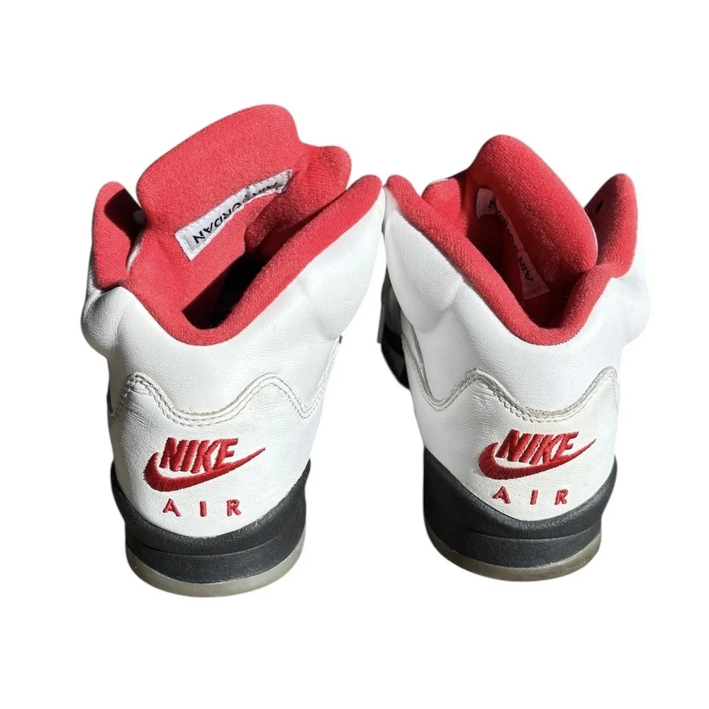 Nike Air Jordan 5 Retro OG 'Fire Red' Shoes Size 6Y Womens 7.5 (440888-102)